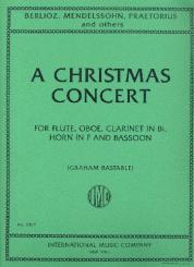 A Christmas Concert for flute, oboe, clarinet, horn and bassoon, score and parts 