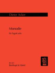 Acker, Dieter: Monodie für Fagott solo 