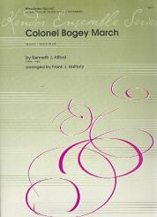 Alford, Kenneth J. (Frederick Joseph Ricketts): Colonel Bogey March for flute, oboe, clarinet, horn in F and bassoon, score and parts 