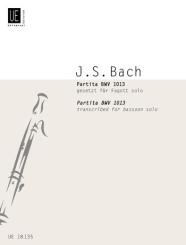 Bach, Johann Sebastian: Partita BWV1013  für Fagott solo 