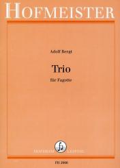 Bergt, Adolf: Trio für 3 Fagotte  