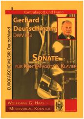 Deutschmann, Gerhard: Sonate DWV133 für Kontrafagott und Klavier 