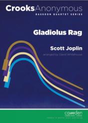 Joplin, Scott: Gladiolus Rag for bassoon quartet, score and parts 