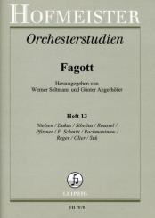 Orchesterstudien für Fagott Band 13  