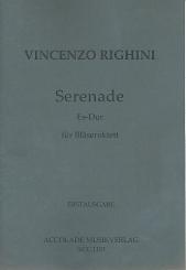 Righini, Vincenzo: Serenade Es-Dur für 2 Oboen, 2 Klarinetten, 2 Hörner und 2 Fagotte, Partitur und Stimmen 