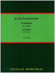 Satzenhofer, Julius: 24 Studien in allen Tonarten für Fagott 
