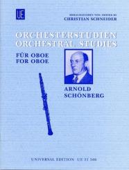 Schönberg, Arnold: ORCHESTERSTUDIEN OBOE SCHNEIDER, CHRISTIAN, ED 