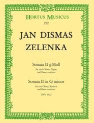 Zelenka, Jan Dismas: Sonate g-Moll Nr.2 für 2 Oboen, Fagott und Bc 